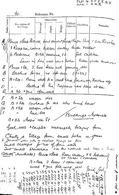 Great Houndales Valuation Survey 1910, page 3 of 4 - 82kB jpg