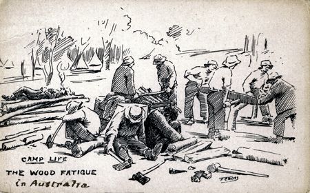 The wood fatigue post card - 38kB jpg