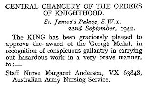 Margaret Anderson London Gazette notice - 20kB jpg