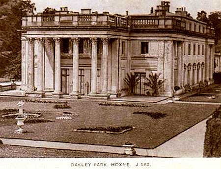 Hoxne Hall/Oakley Park circa 1904 - 36kB jpg