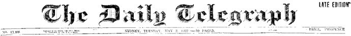 Sydney Telegraph banner 02may1922 - 15kB jpg