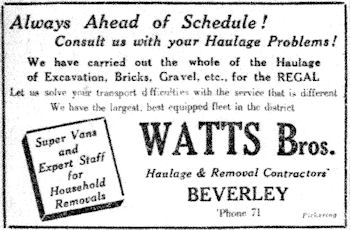 Watts Bros advert from 1934 - 27kB jpg