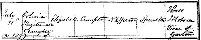 Polina's birth registration Nafferton - 27kB jpg