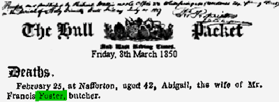 Extract from Hull Packet and East Riding Times 25feb1850 - 22kB gif