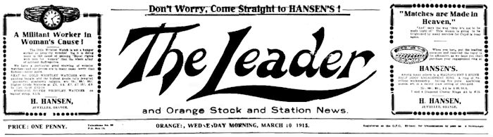 Leader banner 10 march 1915 - 41kB jpg