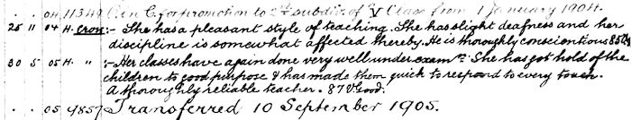 Emily Blackman's teaching assessment Sandford - 38kB jpg