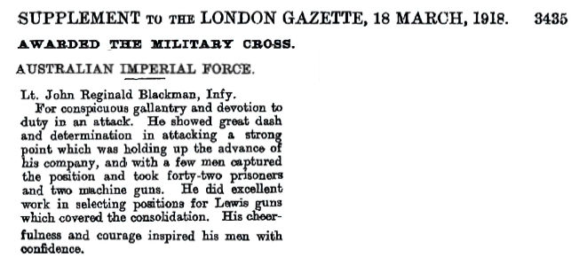 An image of the London Gazette - kB jpg