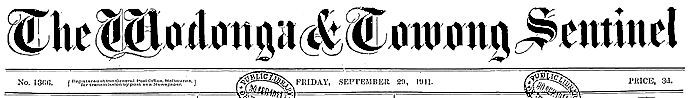 Wodonga 29 Sept 1911 banner - 25kB jpg