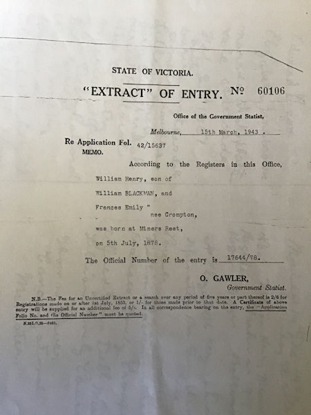 William Henry Blackman's birth 1878 - 38kB jpg