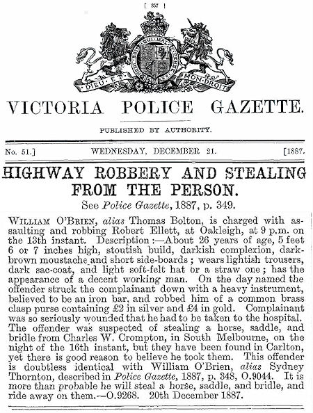 Police Gazette 21 December 1887 - 102kB jpg