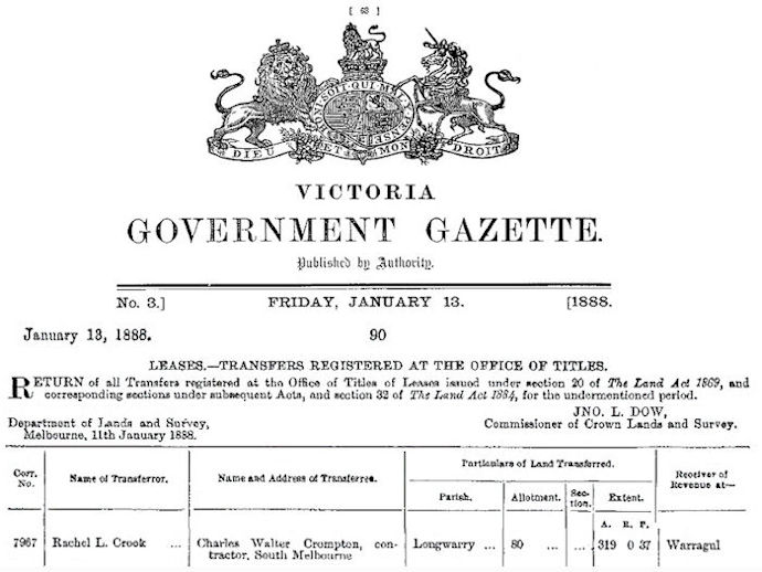 Victoria Government Gazetter 13jan88 - 65kB jpg