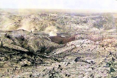 Mt Lyell historic denudation - undated - 62kB jpg