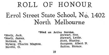 Errol Street Roll of Honour - 20kB jpg