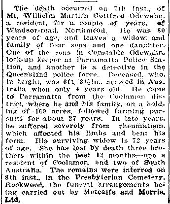 Wilheml Odewahn's obitury - 72kB jpg