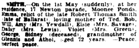 Emma Smith death notice - 27kB jpg