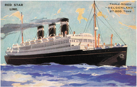 Red Star Line's Belgenland - 32kB jpg