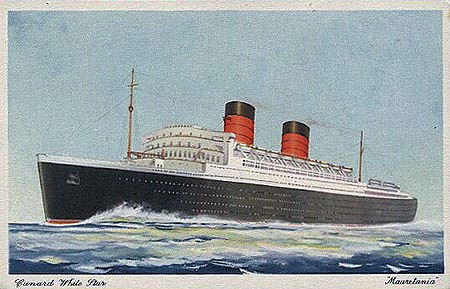 Cunard Mauretania - 52kB jpg