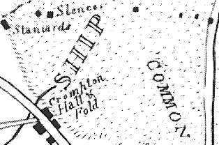 Click to open A4 map of 1817 Crompton - 88kB gif