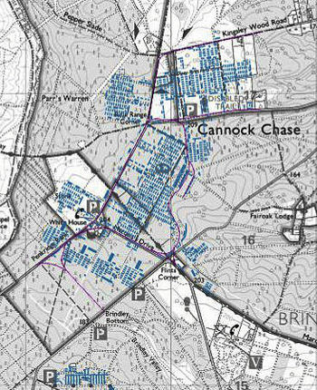 Rugely Camp in WW1 - 72kB jpg