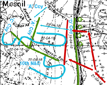 1918 trench map - 25Kb gif