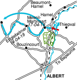 1918 trench map - 15Kb gif