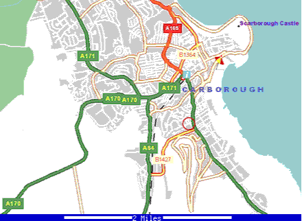 Map of Scarborough 20Kb- Gif