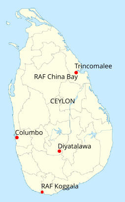 Map of Ceylon - 17kB jpg