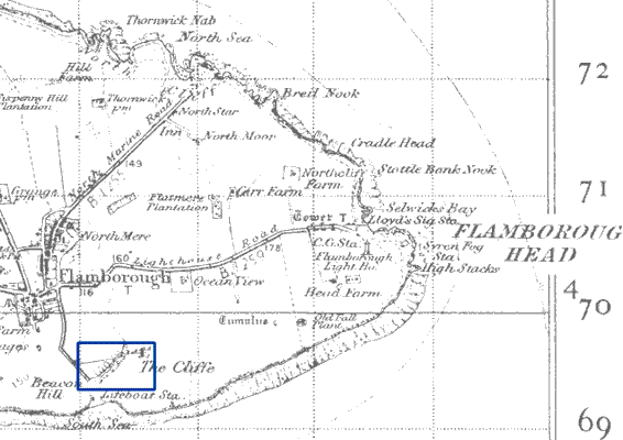 Flamborough map circa 1900 19Kb-gif
