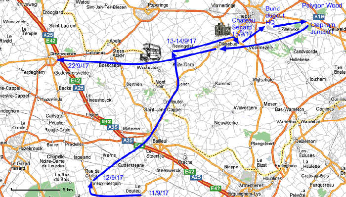 8th Bn's approach march September 1918 - 272kB gif