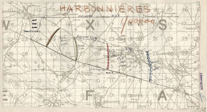 Rosieres battle map - 70kB jpg