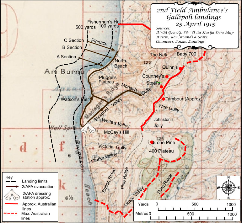 Gallipoli landing map - 130kB jpg