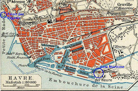 Map of Le Harve c.1914 - 80kB jpg