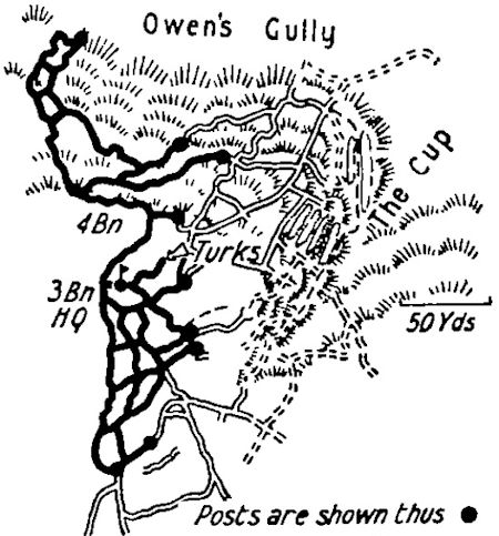 General map of Lone Pine trenches - 60kB jpg