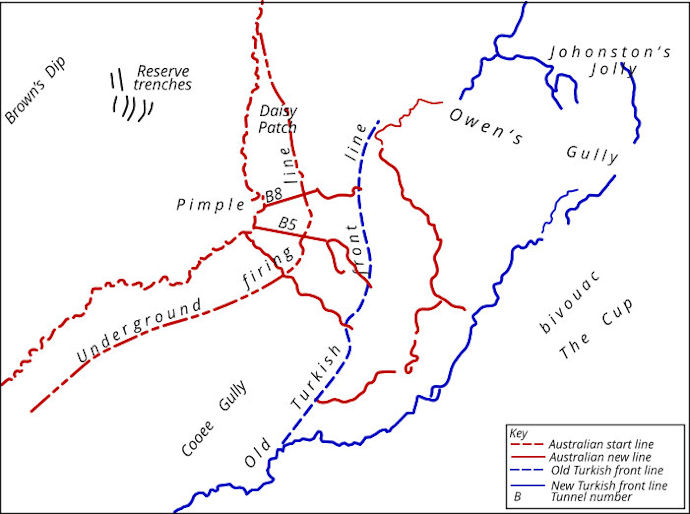 Trenches after Lone Pine - 63kB jpg