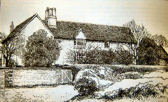 Undated sketch of Lordship Farm from VCH - 44Kb jpg