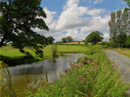 Frankley Manor moat, August 2013 - kB jpg
