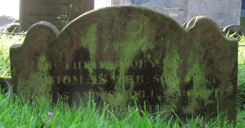 Gravestone of Thomas 1831 - 38kB jpg