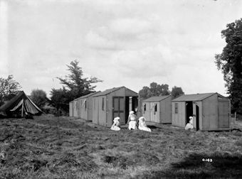 Gezaincourt 3CCS nurses quarters, date unknown - 17kB jpg