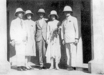 Harry Crompton's wedding 17 January 1930 - 26kB jpg