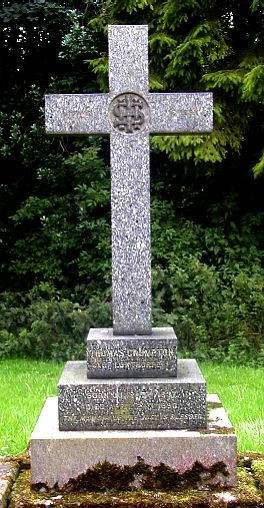 Thomas' gravestone - 45kBjpg