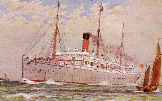 Union Castle liner Guelph - 77Kb jpg