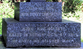 John Henry's Lowthorpe meorial - 27Kb jpg