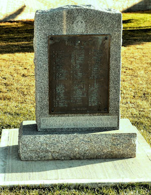 The Wainwright Legion memorial - 49kB jpg