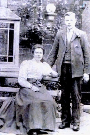 Arthur and Jane's engagement/wedding photograph - 40kB jpg