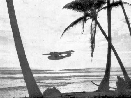 Catalina landing Koggala - 29kB jpg