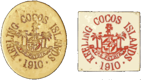 1913 Cocos Keeling coins obverse - 37kb gif