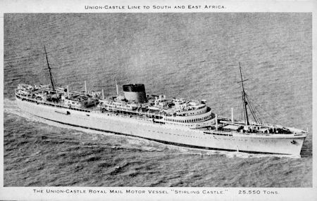 MV Stirling Castle 1949 - 37kB jpg