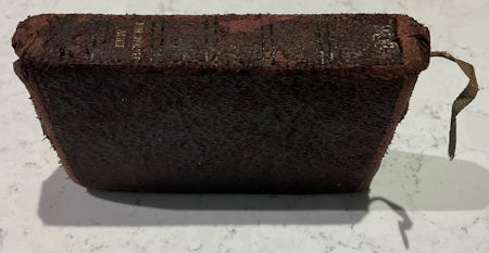 Frank Jackson's bible cover - 21kB jpg