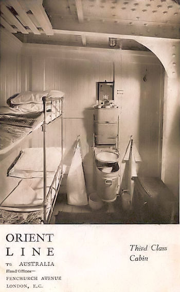 RMS Orvieto cabin - 40kB jpg