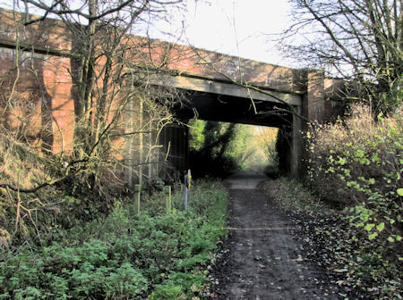 The Hartlepool railway line, looking east 2011 - kB jpg